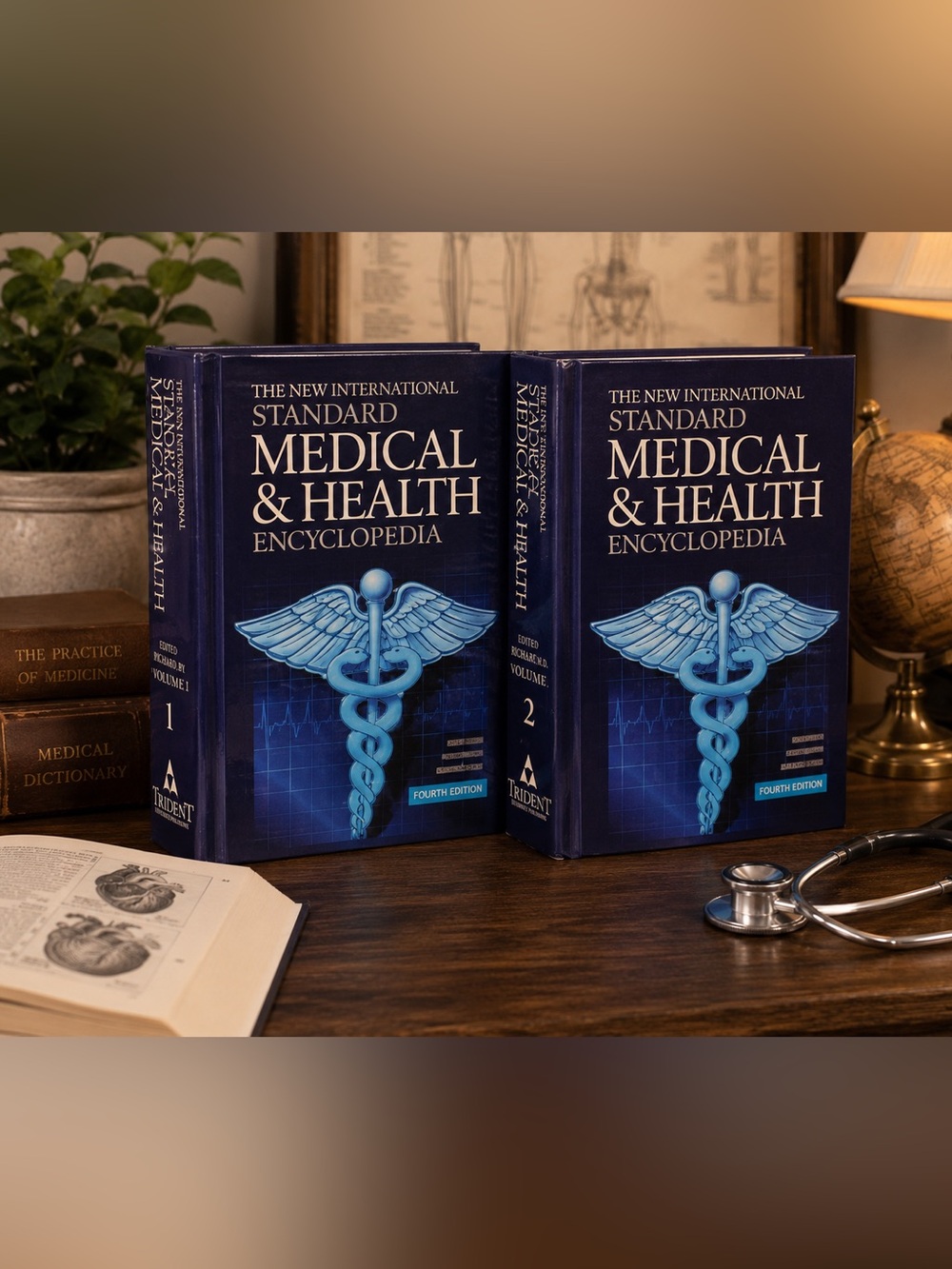 Medical & Health Encyclopedia Set Vol. 1 & 2 Richard J. Wagman Hardcover